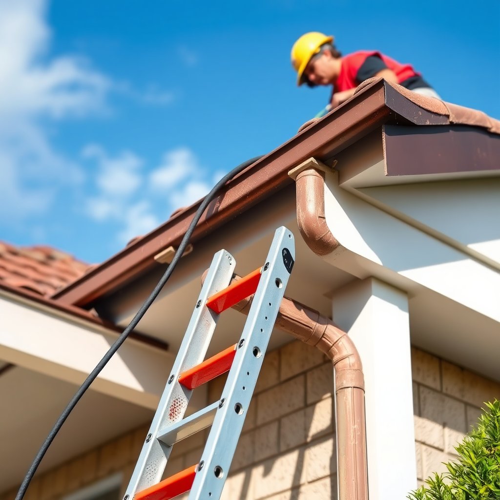 Gutter cleaning service